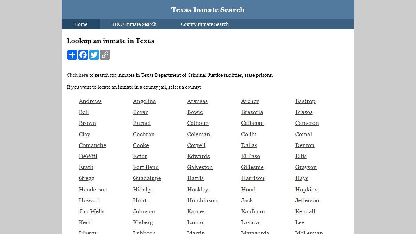 Orange County Jail Roster - Texas Inmate Search